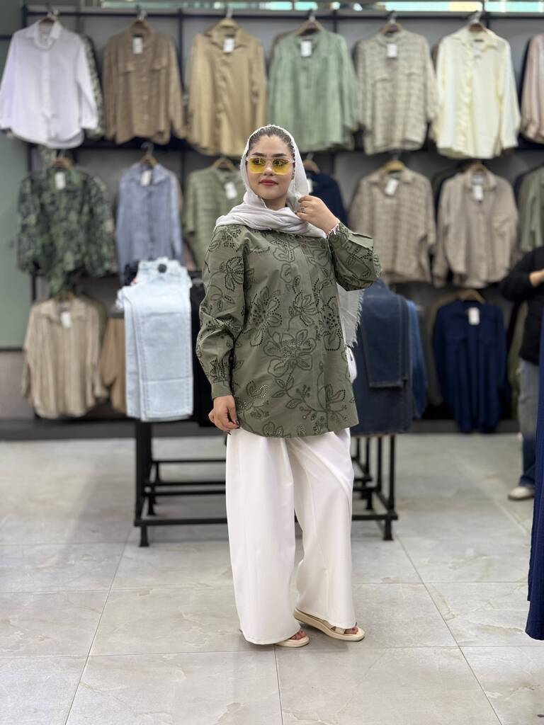 شومیز سوزن‌دوزی کد 2399